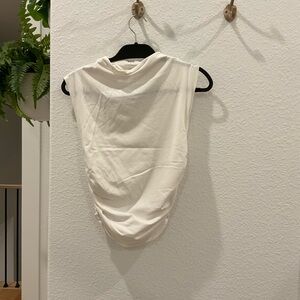 Maeve Cream Sleeveless Tank Top